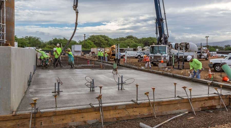 Contractors Smoothing Cement