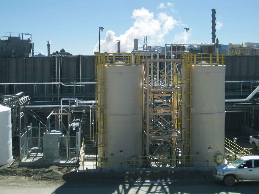 Boiling Towers at Power Plant