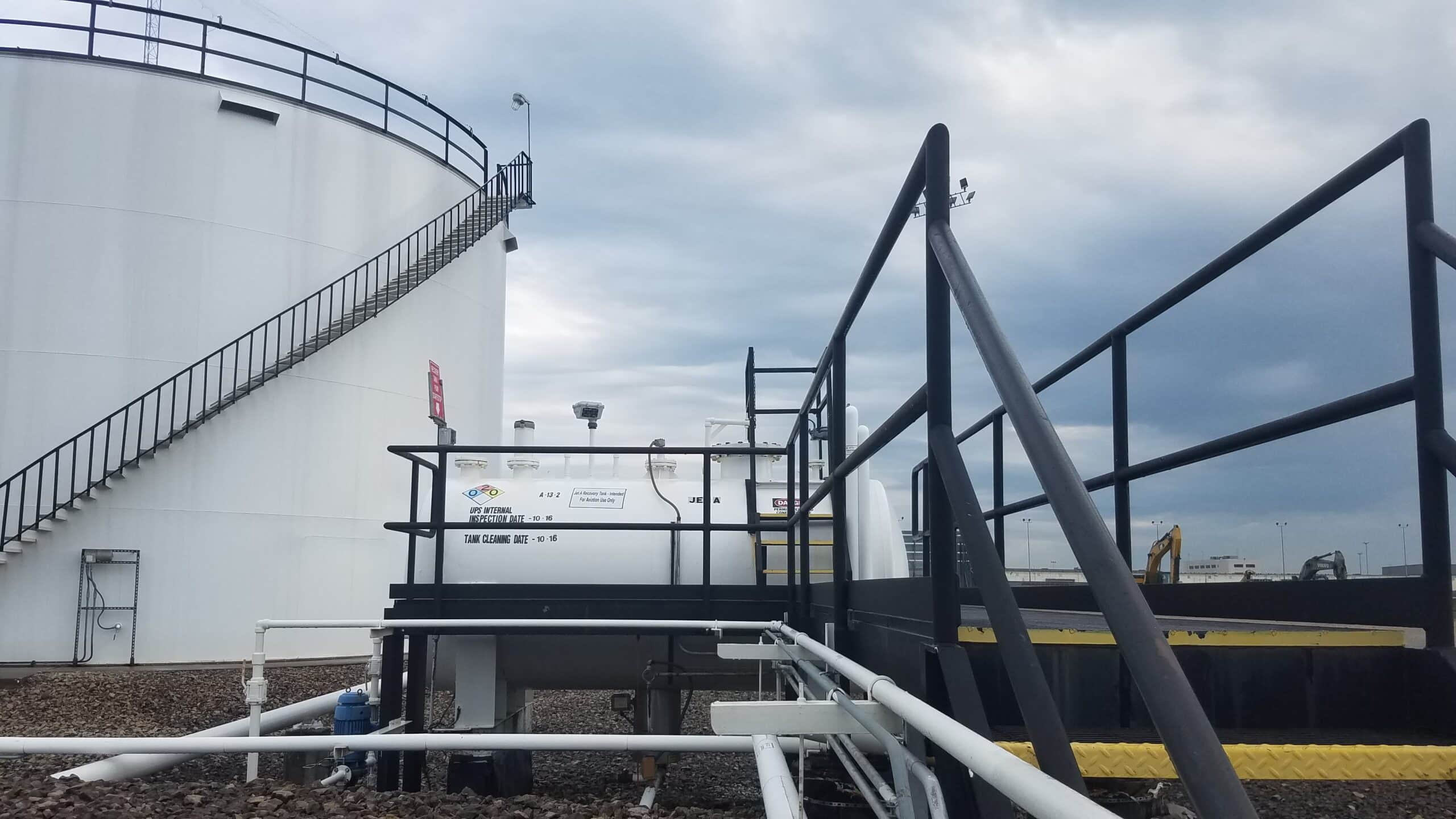 Fuel Tank at Airport Fuel Farm