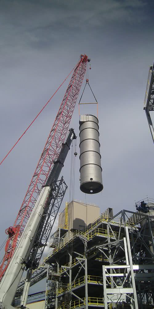 Red Crane Setting Cylinder