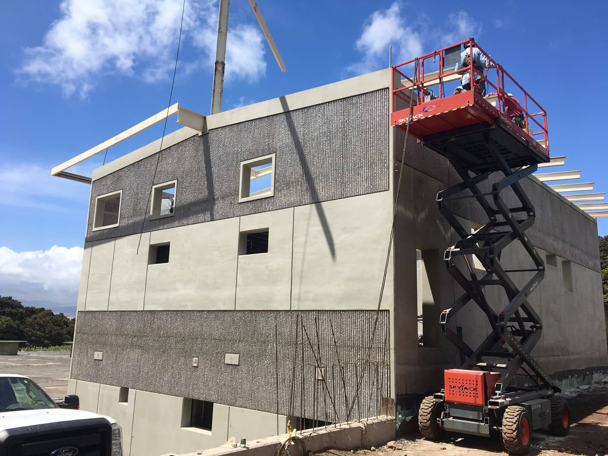 Finishing on Exterior Water Plant