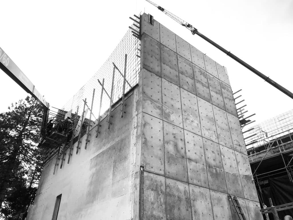 Bodell Workers Building Cement Supports