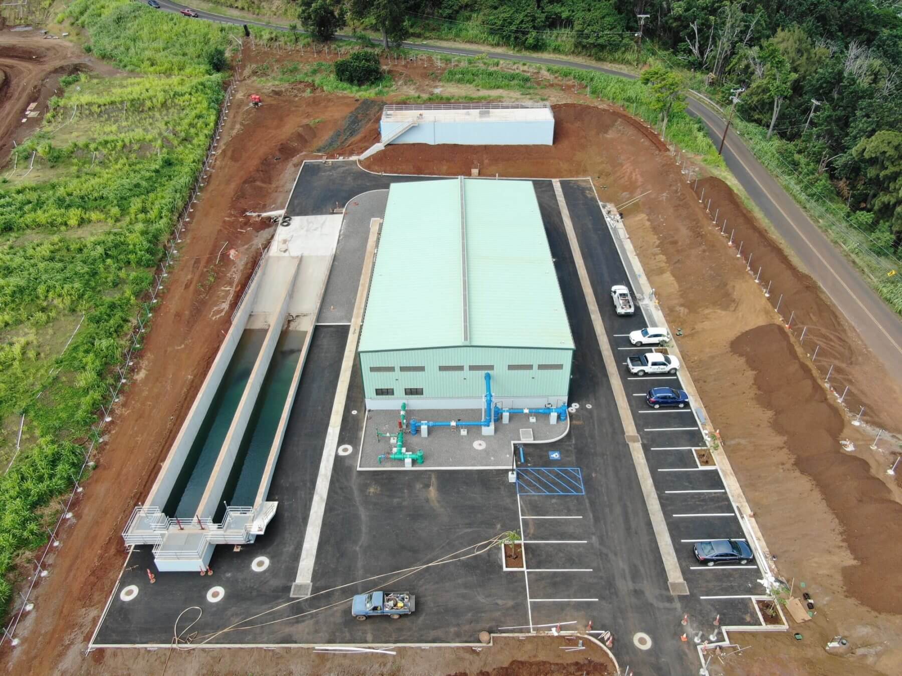 Iao Water Treatment Plant draws near to its completion.