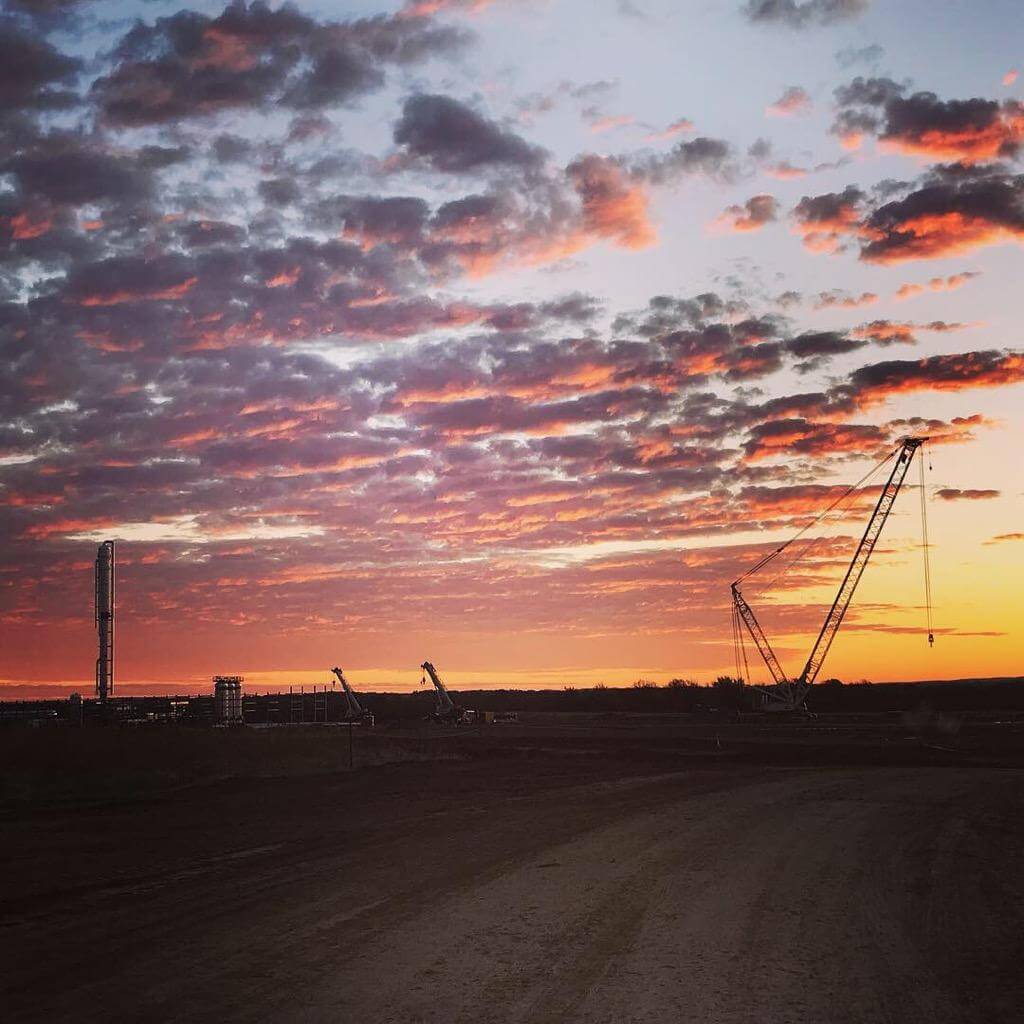 Early Morning Construction Site Oklahoma