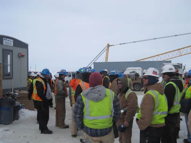 Bodell Workers Compressor Station Wyoming Site