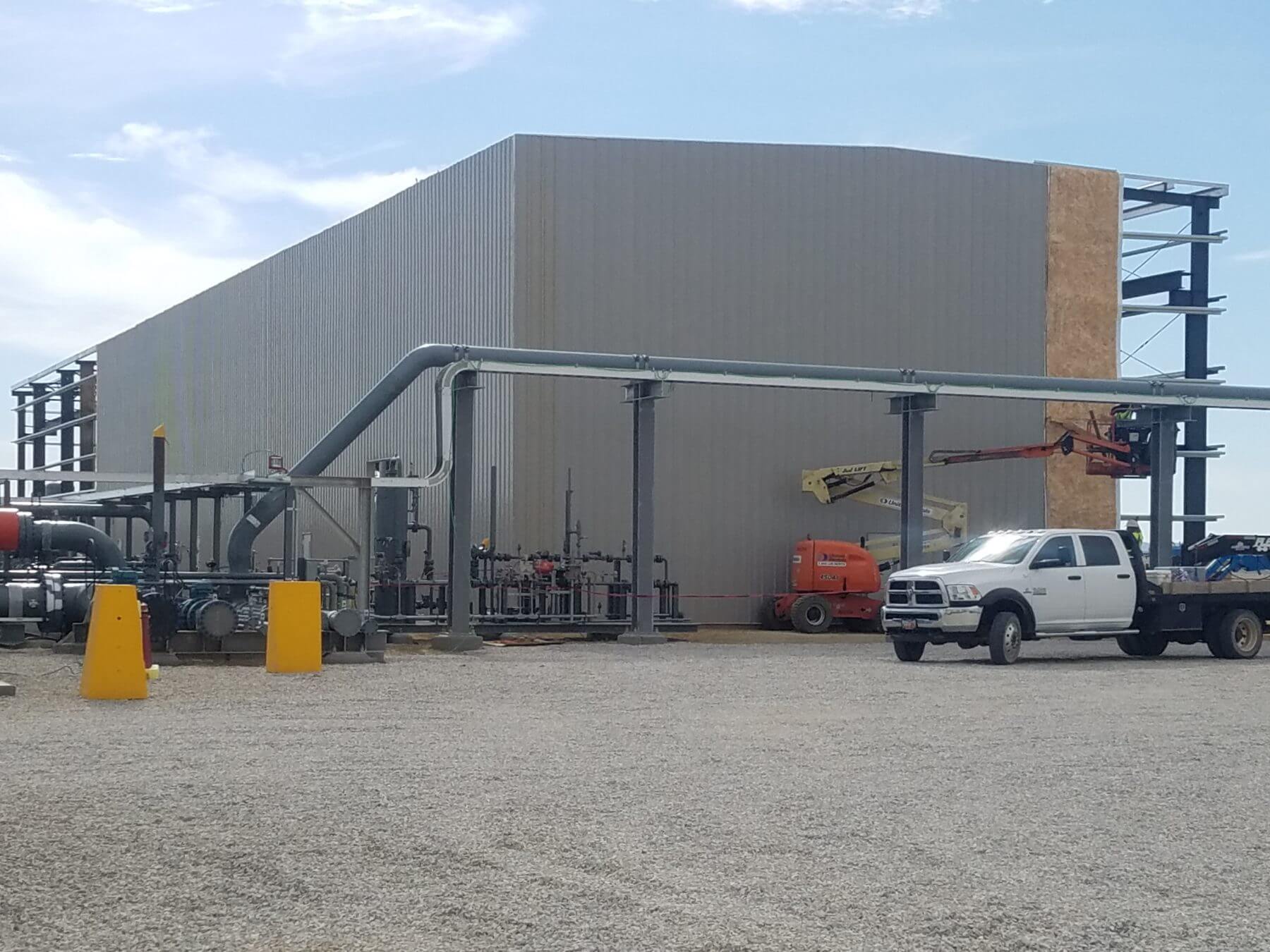 Compressor Station Exterior Wyoming Project