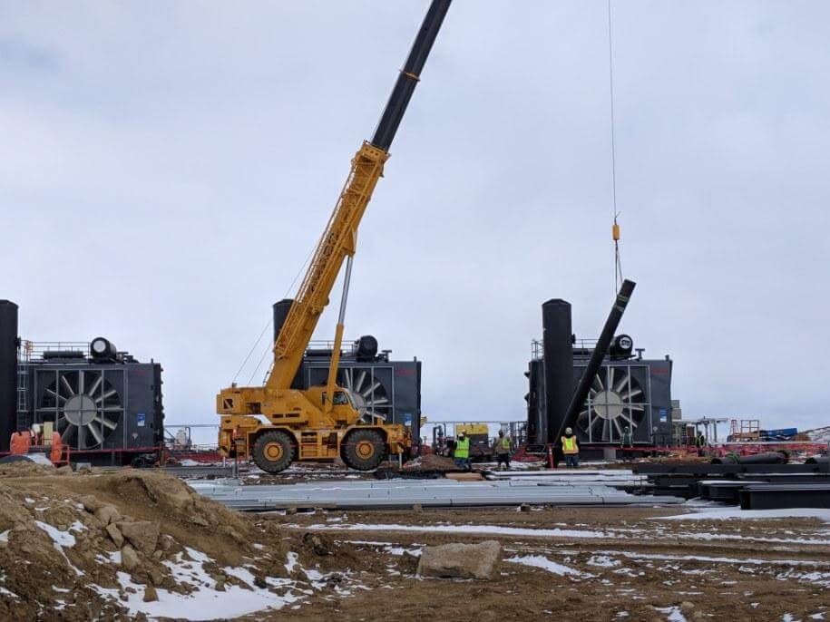 Radiator Fan Installation Wyoming Compressor Station