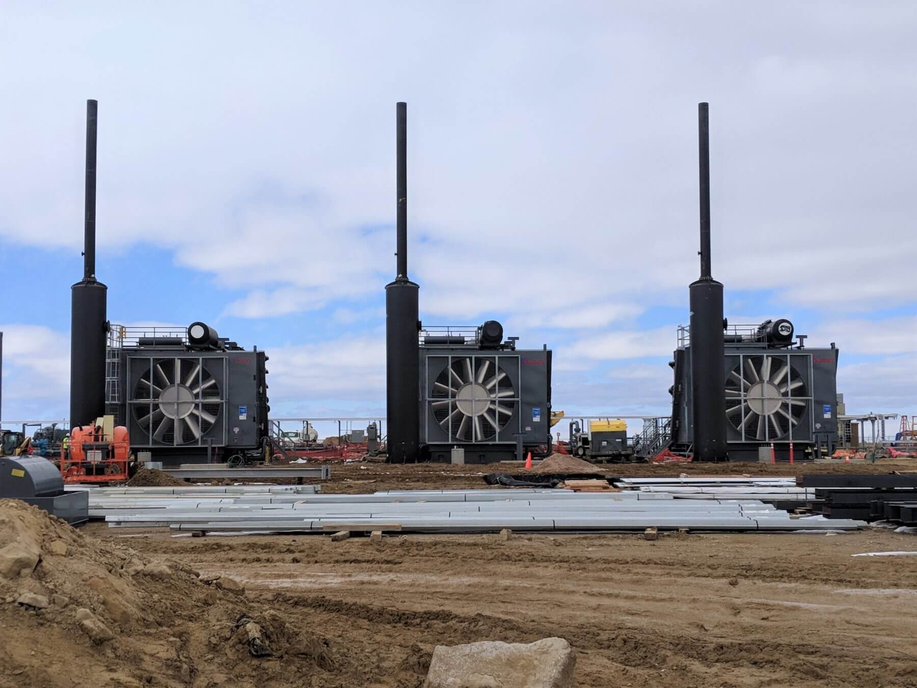 Compressor Station Radiator Fans