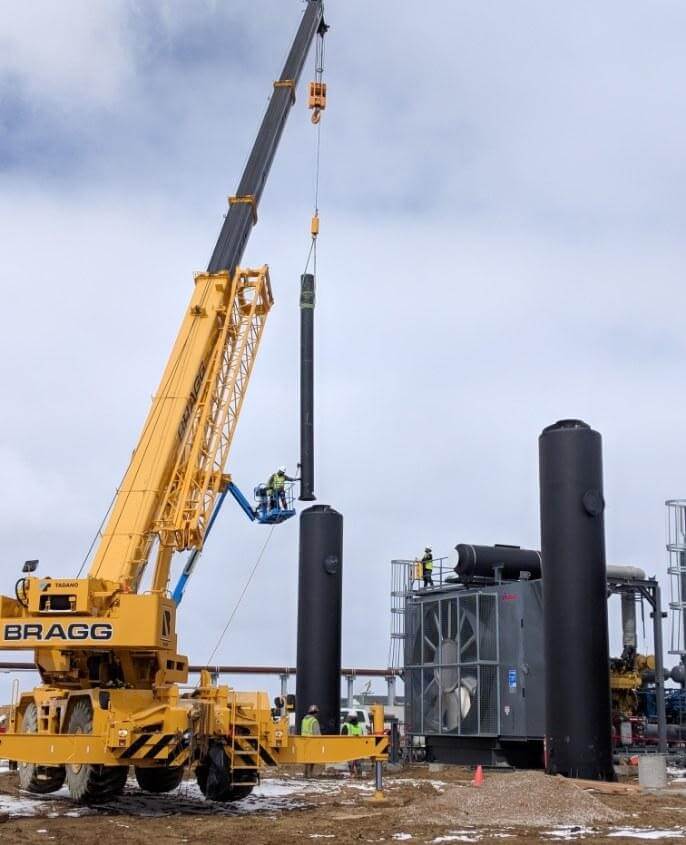 Construction of Wyoming Compressor Station